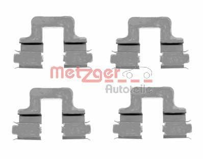 Set accesorii, placute frana METZGER 109-1606