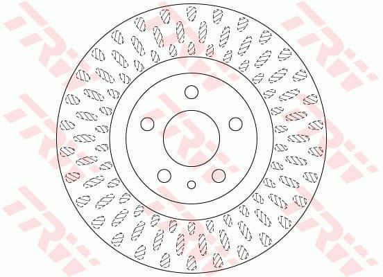 Disc frana TRW DF6522