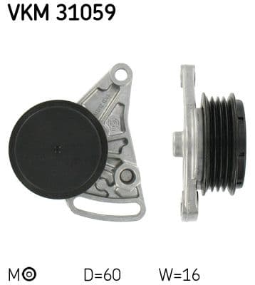 Intinzator curea, curea distributie SKF VKM 31059
