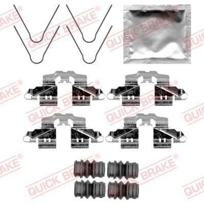 Set accesorii, placute frana QUICK BRAKE 109-0098