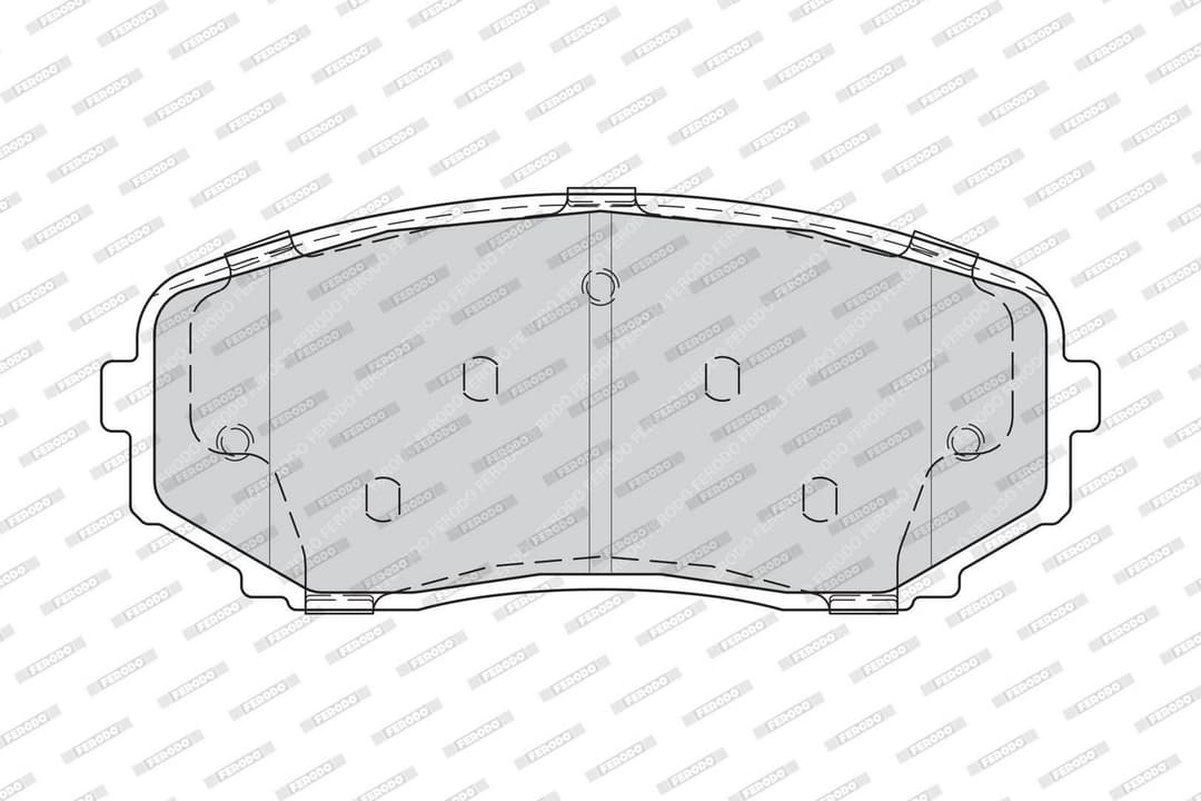 set placute frana,frana disc FERODO FDB4365