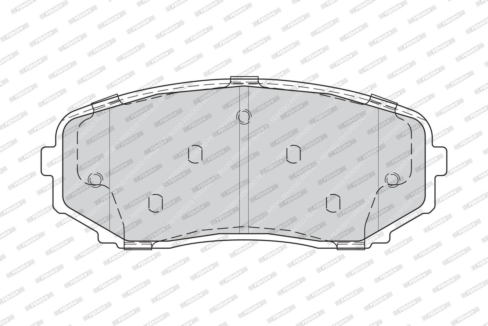 set placute frana,frana disc FERODO FDB4365