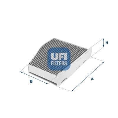 Filtru, aer habitaclu UFI 54.124.00