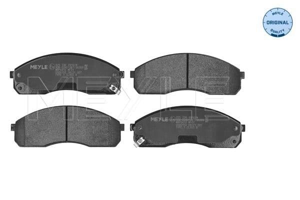 set placute frana,frana disc MEYLE -ORIGINAL: True to OE. 025 236 4916/W
