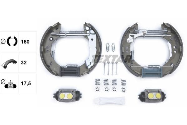 Set saboti frana TEXTAR Shoe Kit Pro 84056800
