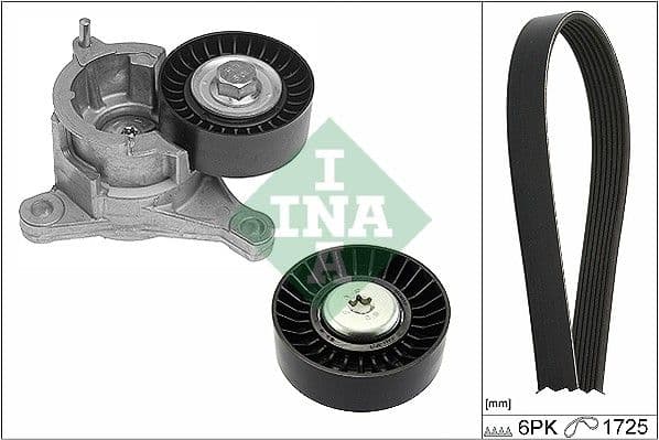 Set curea transmisie cu caneluri Schaeffler INA 529 0183 10