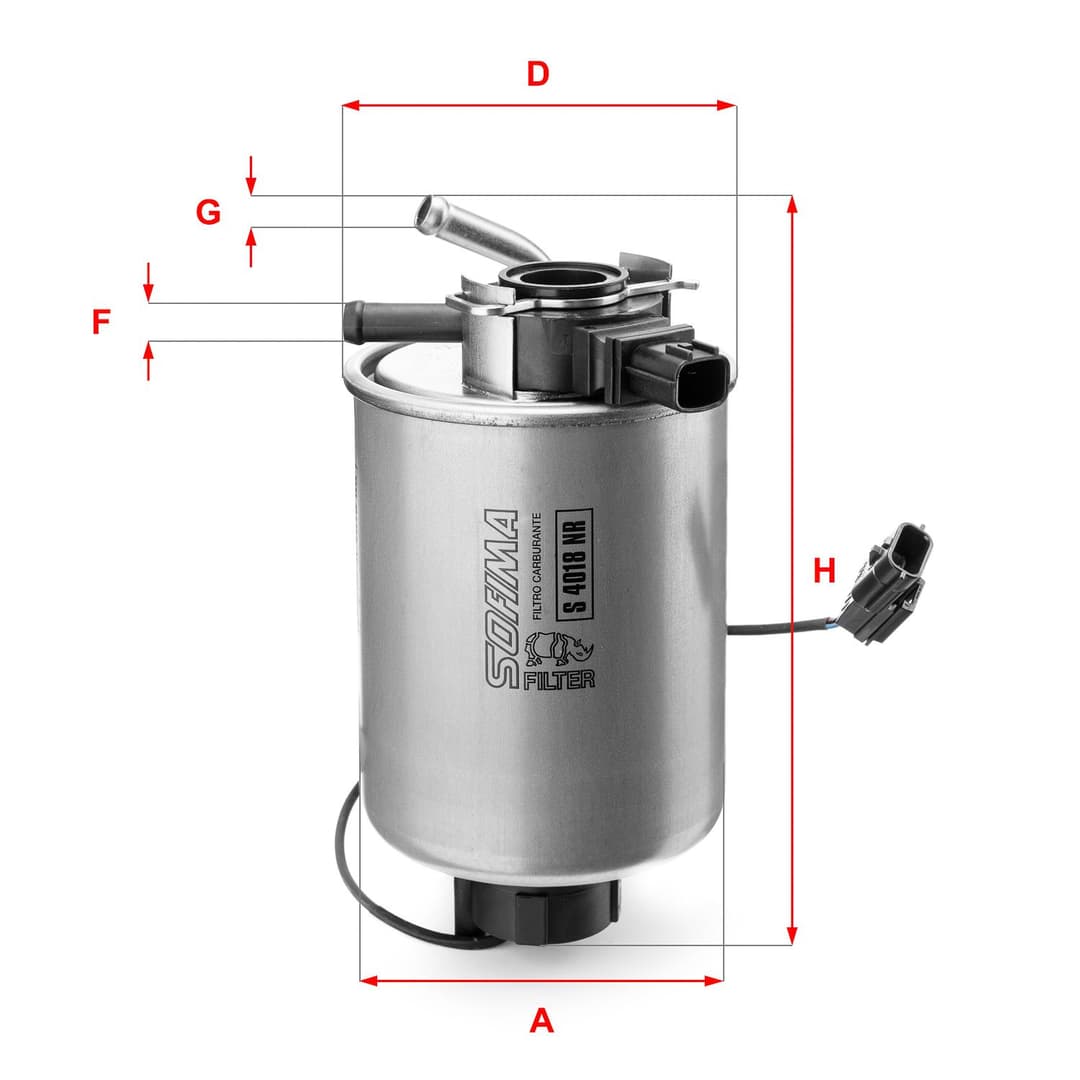 filtru combustibil SOFIMA S 4018 NR