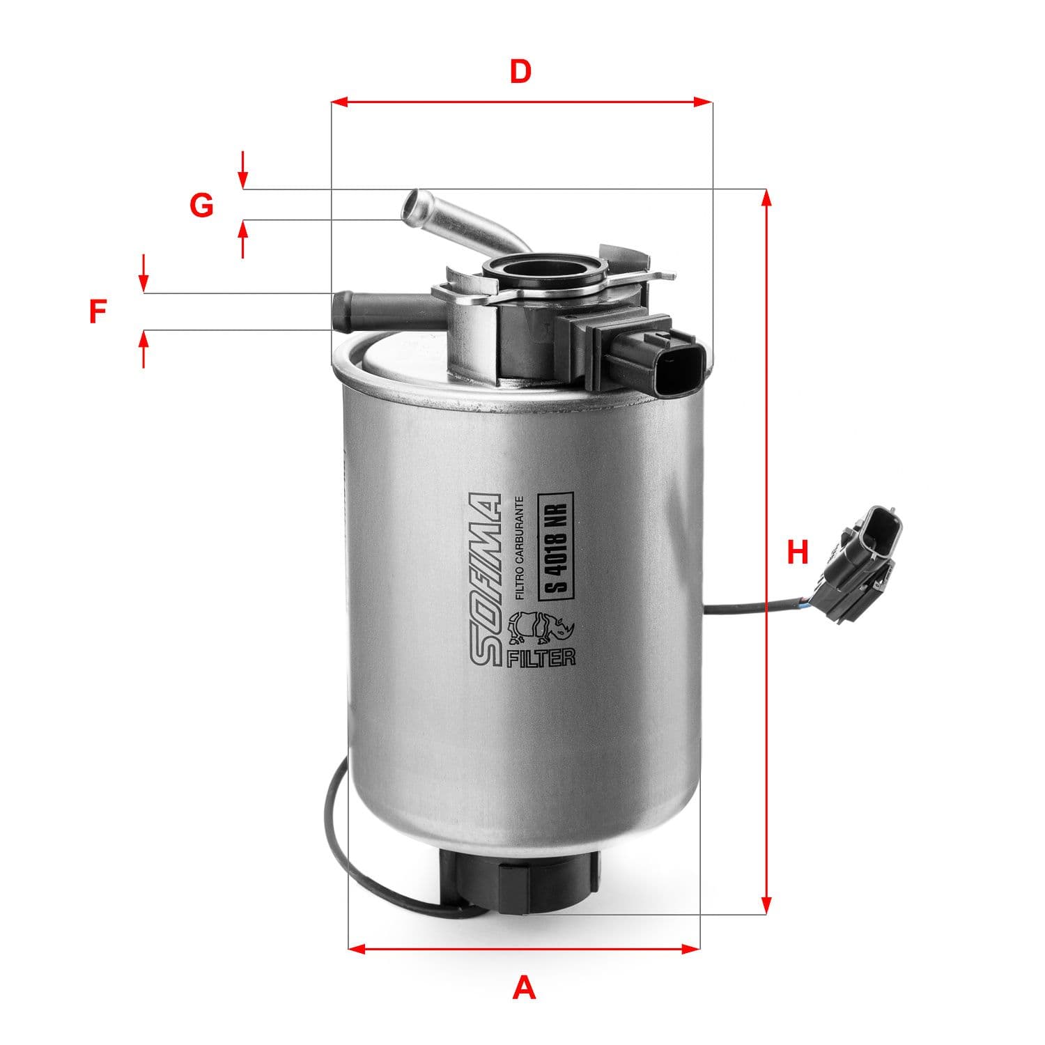 filtru combustibil SOFIMA S 4018 NR