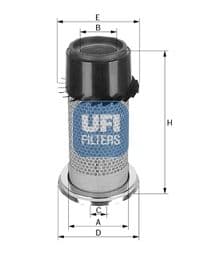Filtru aer UFI 27.379.00