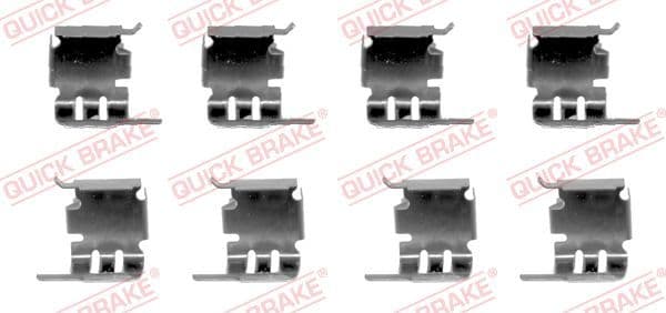 Set accesorii, placute frana QUICK BRAKE 109-1286