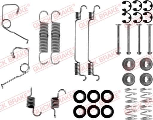 Set accesorii, sabot de frana QUICK BRAKE 105-0705