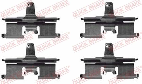 Set accesorii, placute frana QUICK BRAKE 109-1692