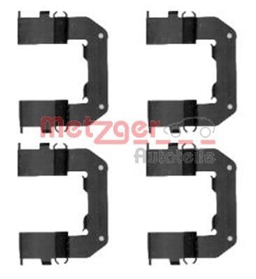 Set accesorii, placute frana METZGER 109-1767