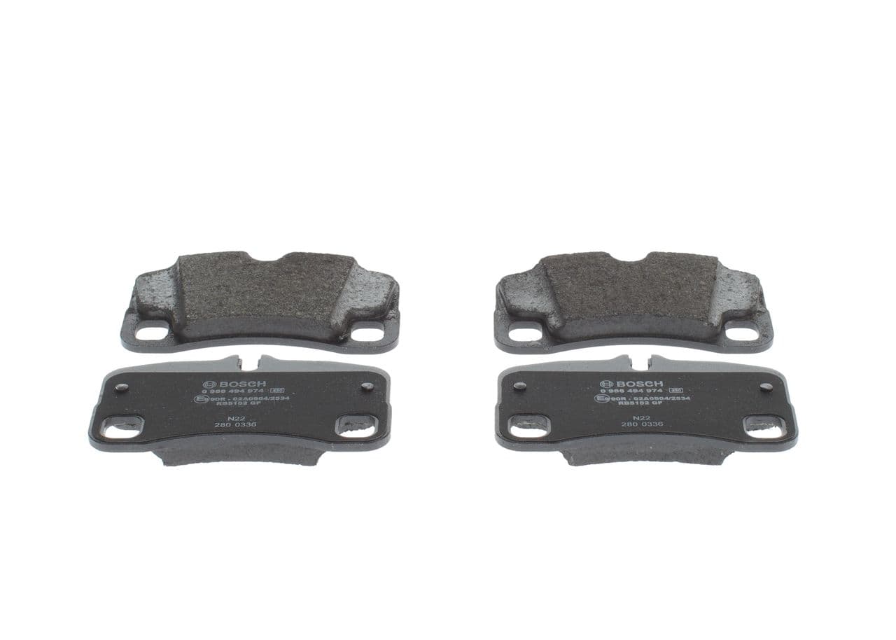 set placute frana,frana disc BOSCH 0 986 494 974