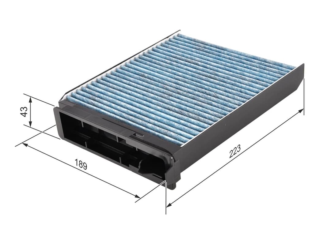 Filtru, aer habitaclu BOSCH FILTRU+ 0 986 628 502