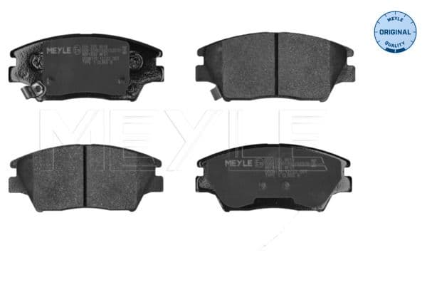 set placute frana,frana disc MEYLE -ORIGINAL: True to OE. 025 225 9018