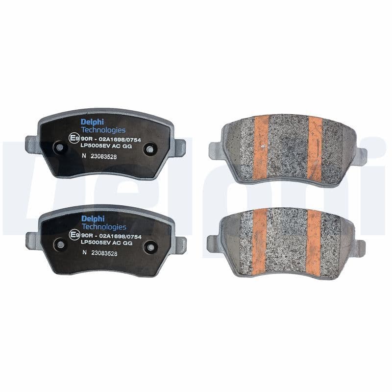 set placute frana,frana disc DELPHI LP5005EV