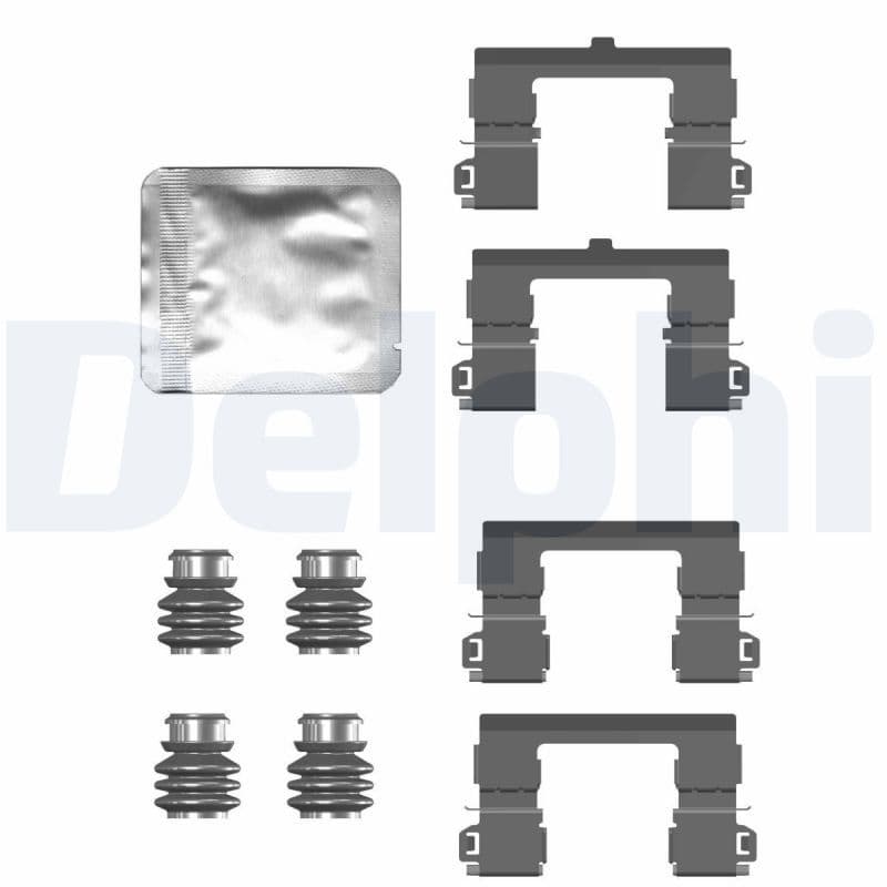 Set accesorii, placute frana DELPHI LX0754
