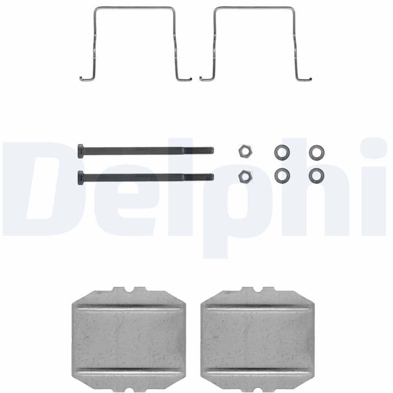 Set accesorii, placute frana DELPHI LX0122