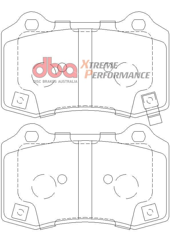 Set placute frana de performanta DBA Australia DB8805XP