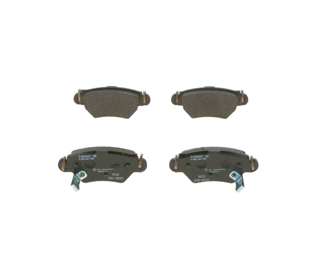 set placute frana,frana disc BOSCH 0 986 495 250