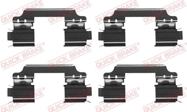 Set accesorii, placute frana QUICK BRAKE 109-1707