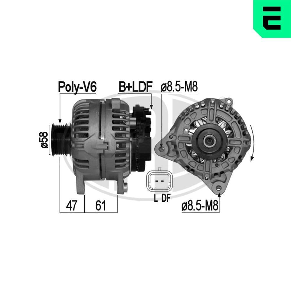 Generator / Alternator ERA 209072A
