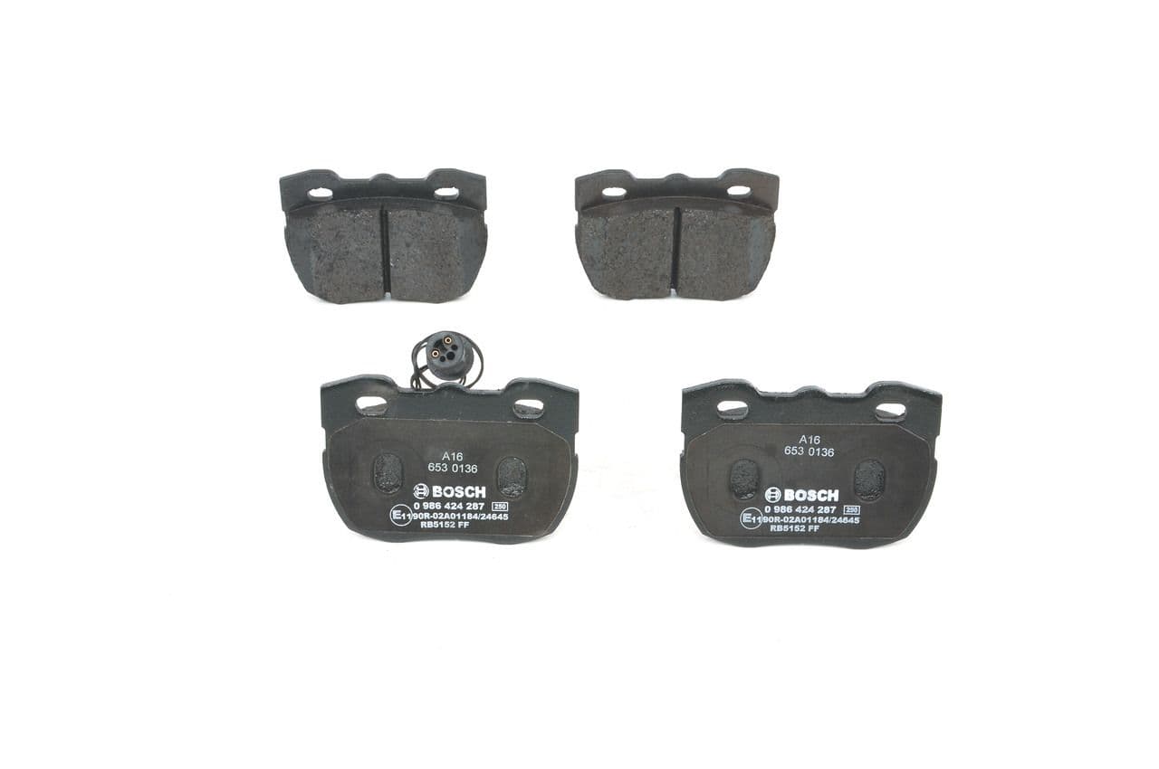set placute frana,frana disc BOSCH 0 986 424 287