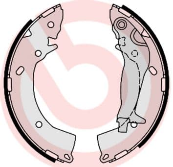 Set saboti frana BREMBO S 30 519