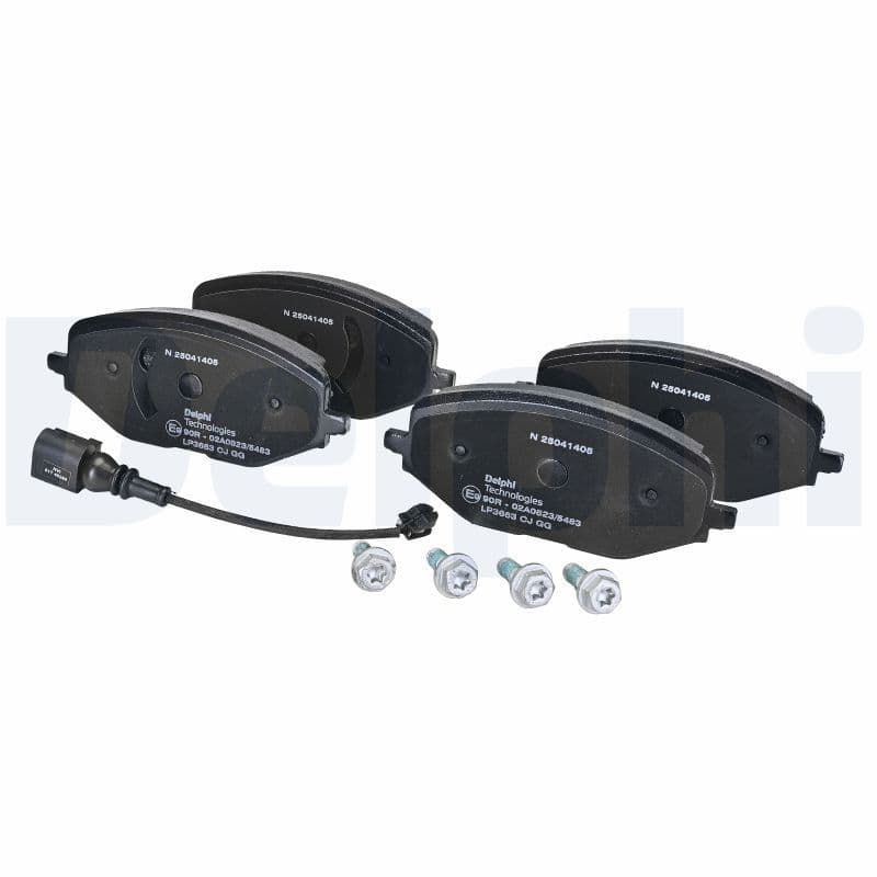 set placute frana,frana disc DELPHI LP3663