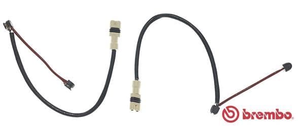 senzor de avertizare,uzura placute de frana BREMBO A 00 329