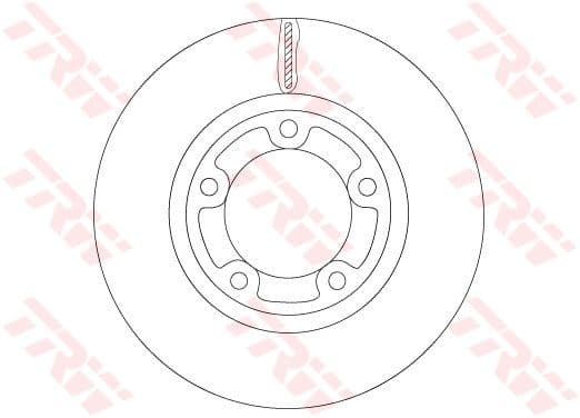 Disc frana TRW DF6712