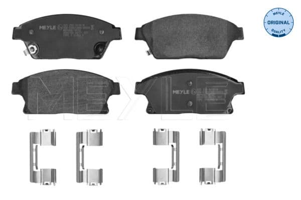 set placute frana,frana disc MEYLE -ORIGINAL: True to OE. 025 250 3418/W