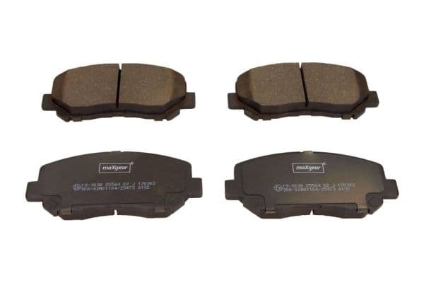 set placute frana,frana disc MAXGEAR 19-3038