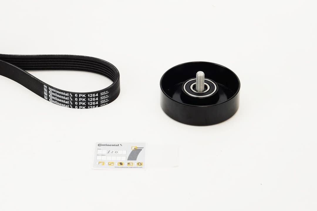 Set curea transmisie cu caneluri CONTINENTAL CTAM 6PK1264K2