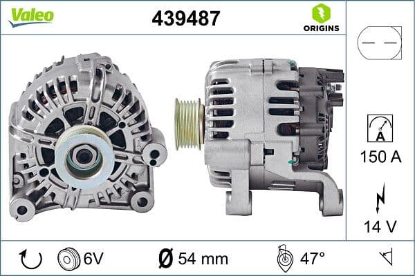 Generator / Alternator VALEO 439487