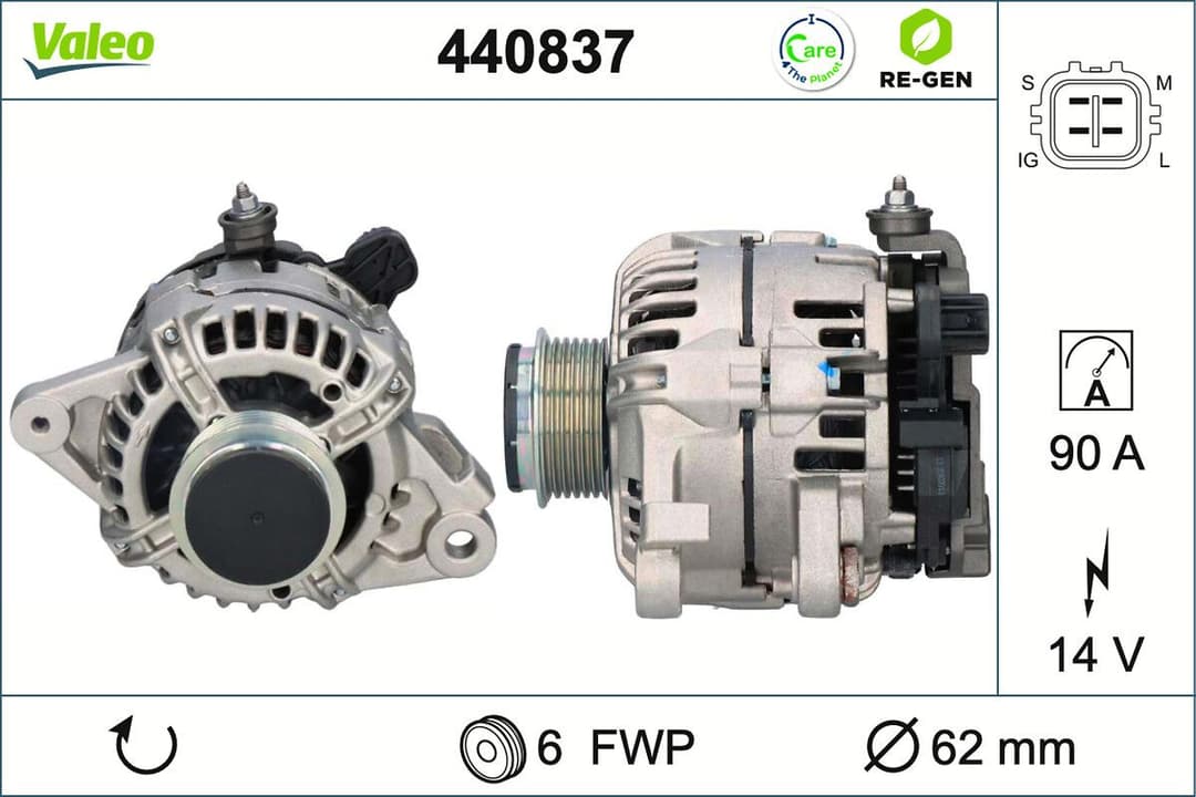 Generator / Alternator VALEO 440837