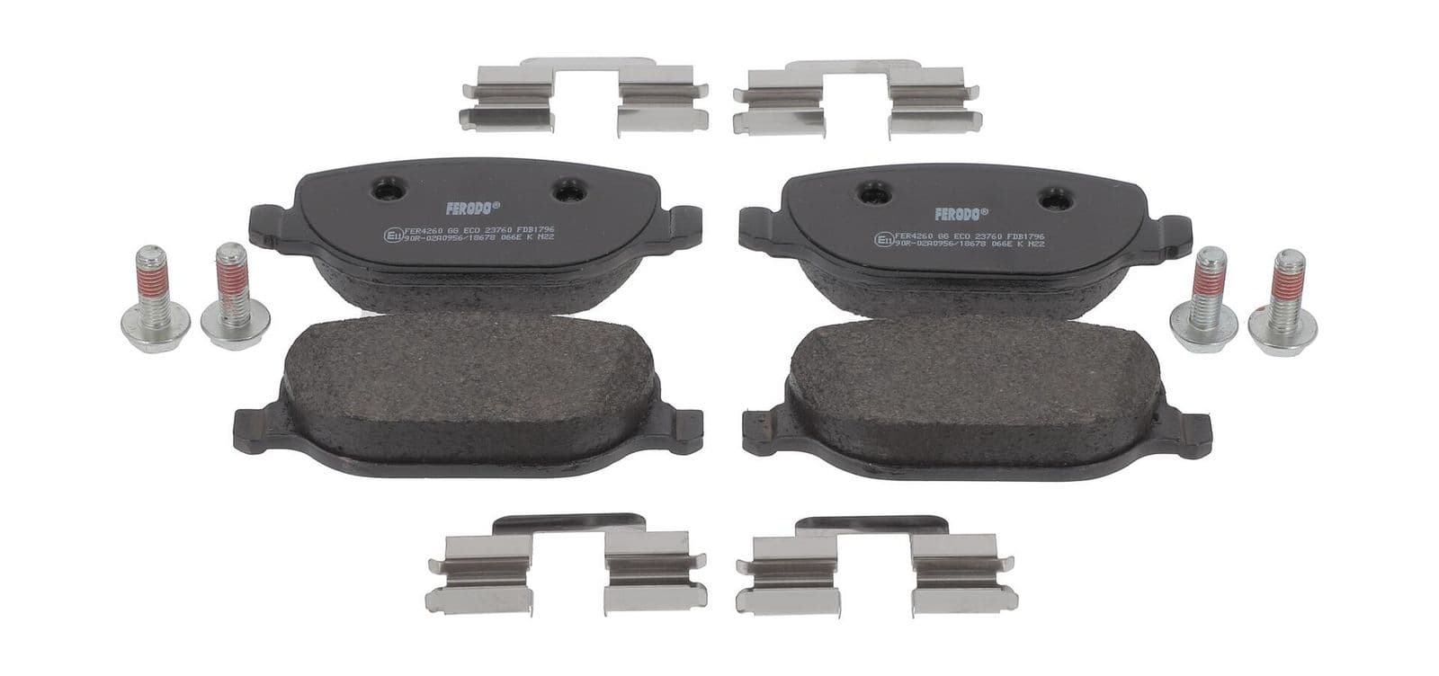 set placute frana,frana disc FERODO FDB1796