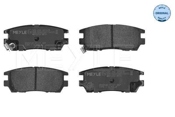 set placute frana,frana disc MEYLE -ORIGINAL: True to OE. 025 218 4014/W