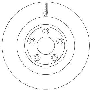 Disc frana TRW DF6816S