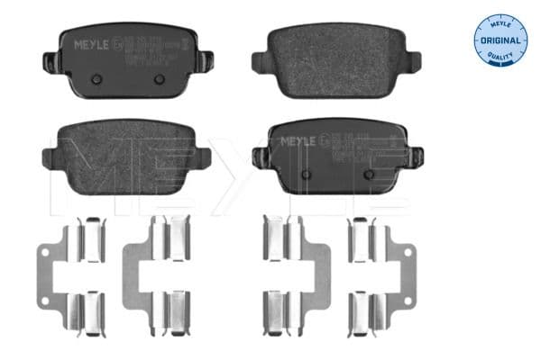 set placute frana,frana disc MEYLE -ORIGINAL: True to OE. 025 245 3716