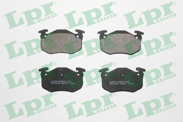 set placute frana,frana disc LPR 05P307