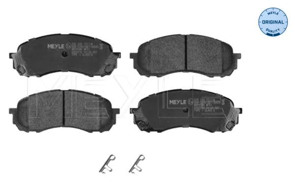 set placute frana,frana disc MEYLE -ORIGINAL: True to OE. 025 243 7217/W