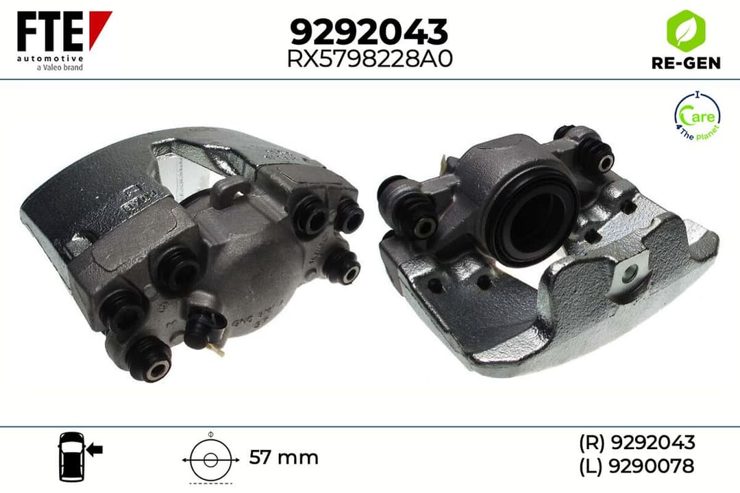 Etrier frana FTE 9292043