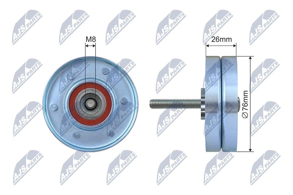 rola intinzator,curea transmisie NTY RNK-FR-065