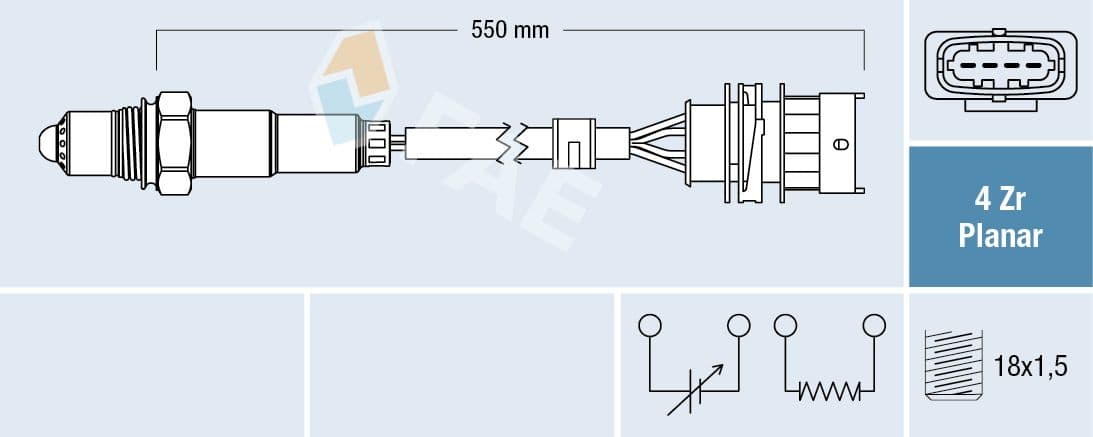 Sonda Lambda FAE 77670