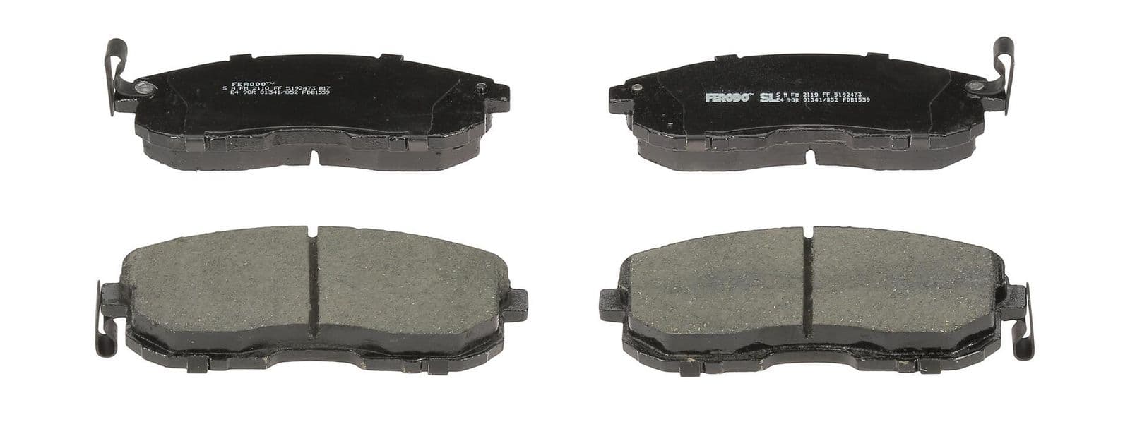set placute frana,frana disc FERODO PREMIER FDB1559