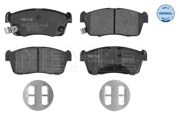 set placute frana,frana disc MEYLE -ORIGINAL: True to OE. 025 235 0715
