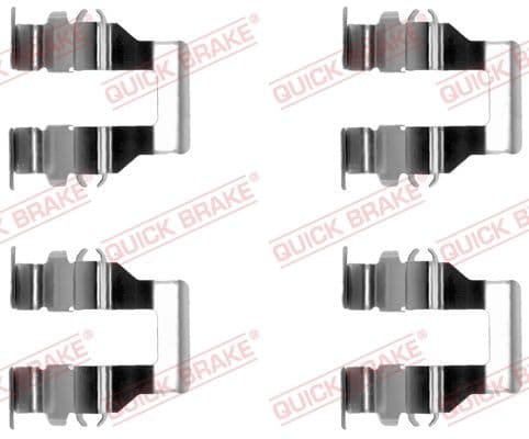 Set accesorii, placute frana QUICK BRAKE 109-1199