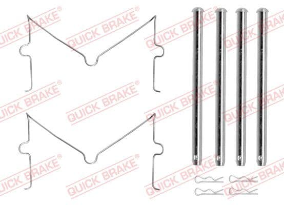 Set accesorii, placute frana QUICK BRAKE 109-0180